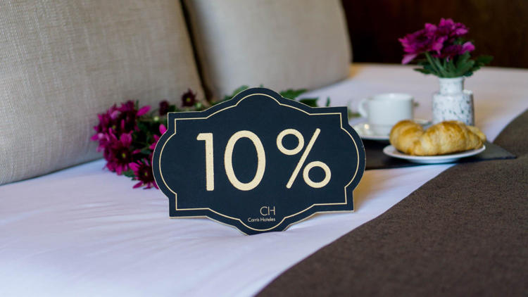 Enjoy a 10% discount on your booking